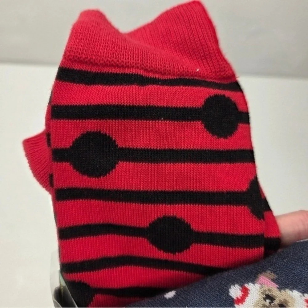 Men's‎ Christmas Dogs Holiday Crew Socks Set 3 Pair